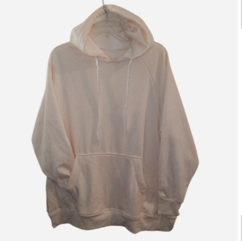 Cream Yellow Oversized Dress Hoodie